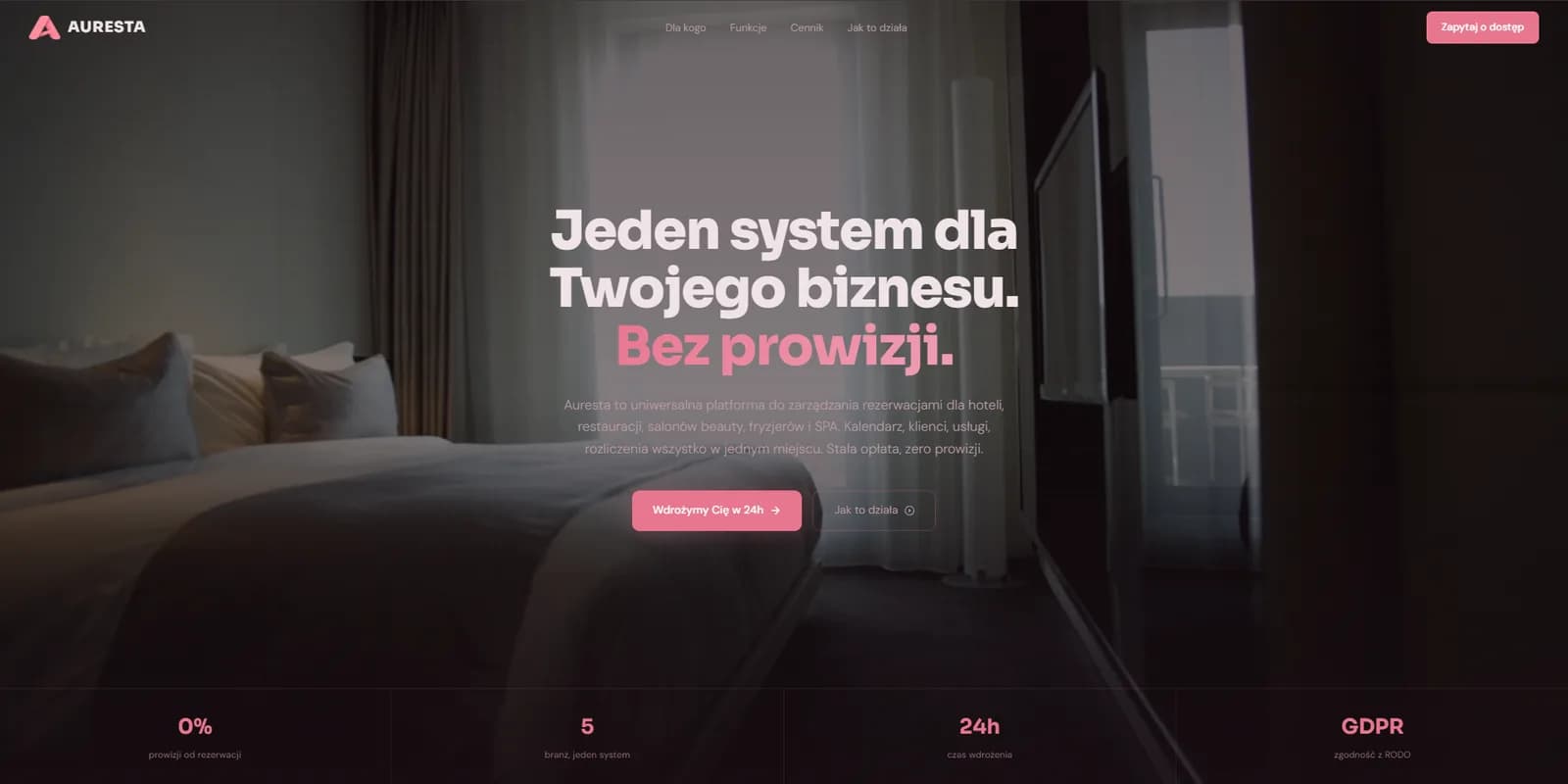 auresta.pl — hero screenshot