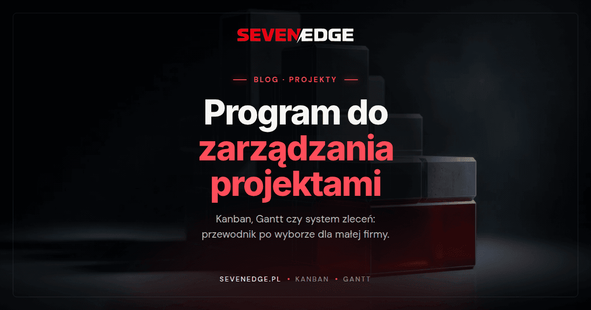 Program do zarządzania projektami. Przewodnik dla małej firmy